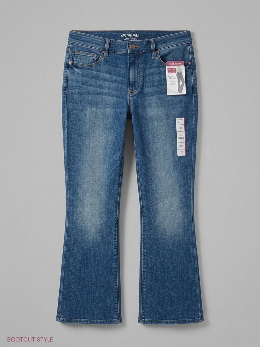 Signature by Levi Strauss Women’s Mid Blue Bootcut Jeans